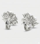 Trio Pearl Bloom Studs With Fresh Water Pearls and High Quality Simulated Diamonds in 925 Silver - Ash & Harry