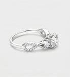 Triple Radiance Ring In 925 Silver High Quality Simulated Diamonds - Ash & Harry
