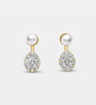 Twice As Nice Pearl Drops with Pearl and Simulated Diamonds - Ash & Harry