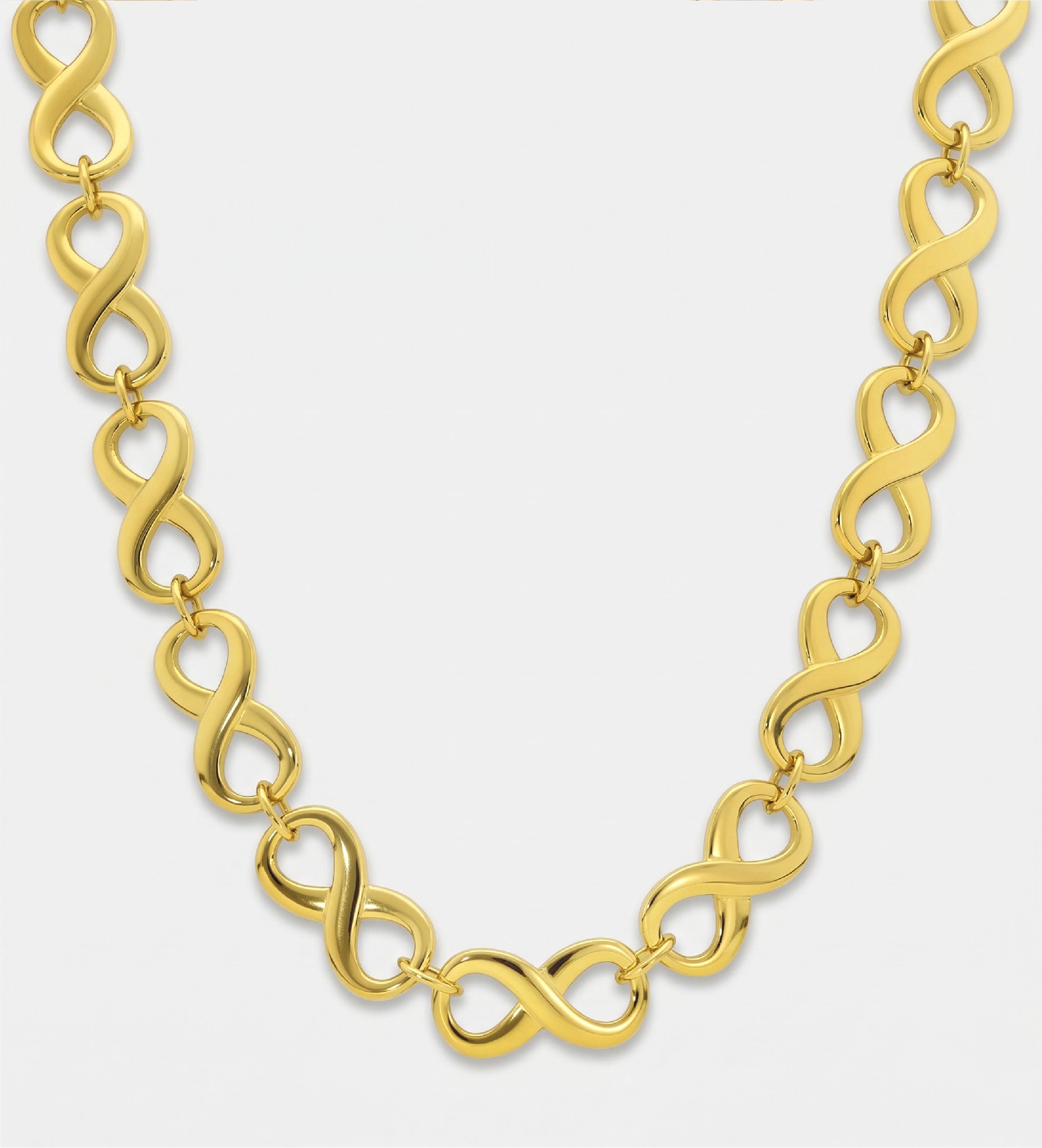 Twistfinity Necklace in Gold - Ash & Harry