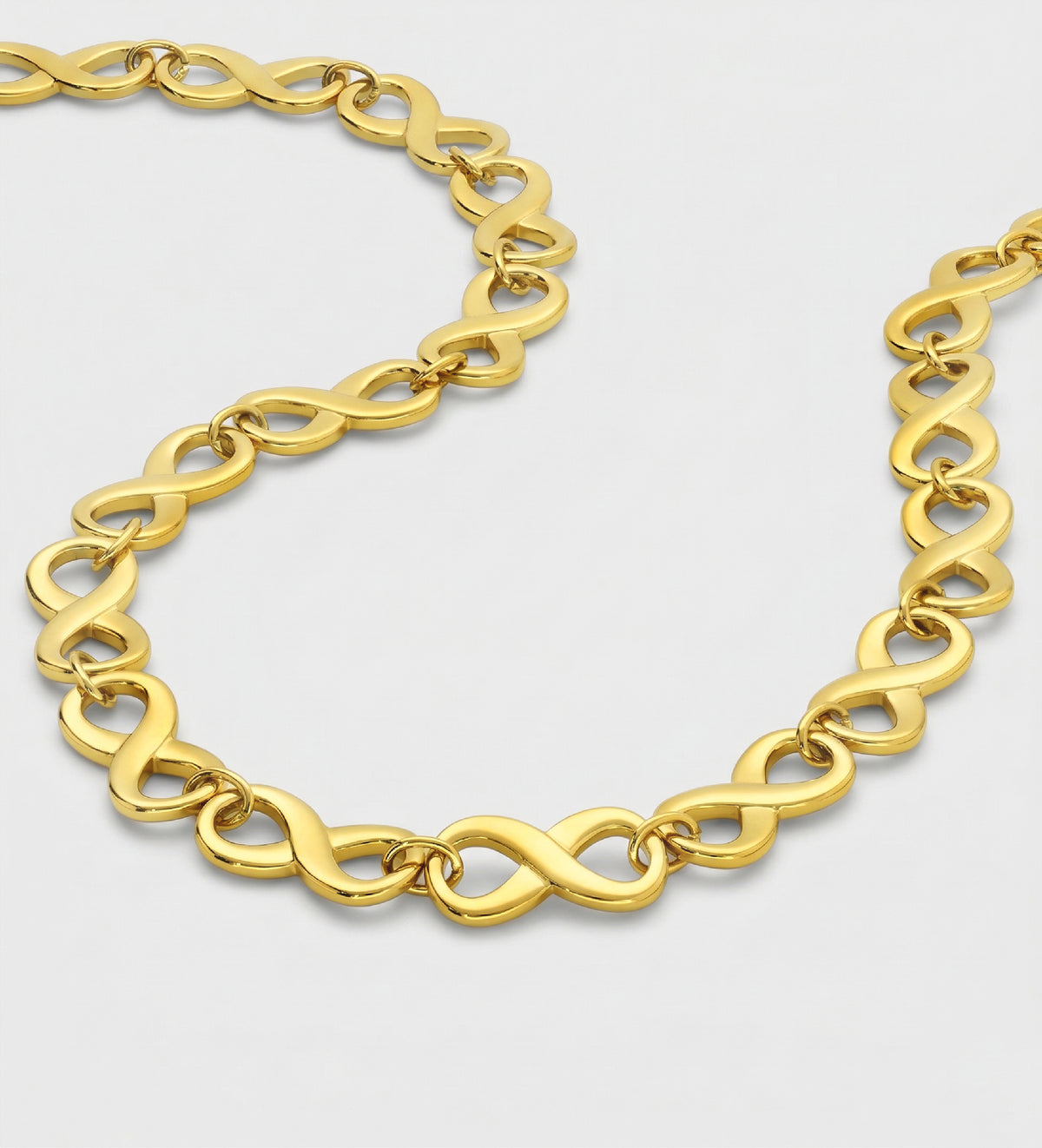 Twistfinity Necklace in Gold - Ash & Harry