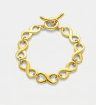 Twistfinity Toggle Bracelet in Gold - Ash & Harry