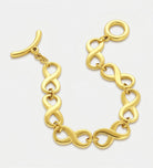 Twistfinity Toggle Bracelet in Gold - Ash & Harry