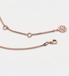 Vertical Bar Necklace in 18K Rose Gold Plating on 925 Silver - Ash & Harry