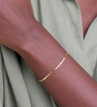 Anchor Chain Bracelet in 18k Gold Plating on 925 Silver - Ash & Harry