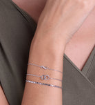 Anchor Chain Bracelet in Rhodium Plating on 925 Silver - Ash & Harry