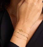 Interlocked Rings Bracelet in 18k Gold Plating on 925 Silver - Ash & Harry