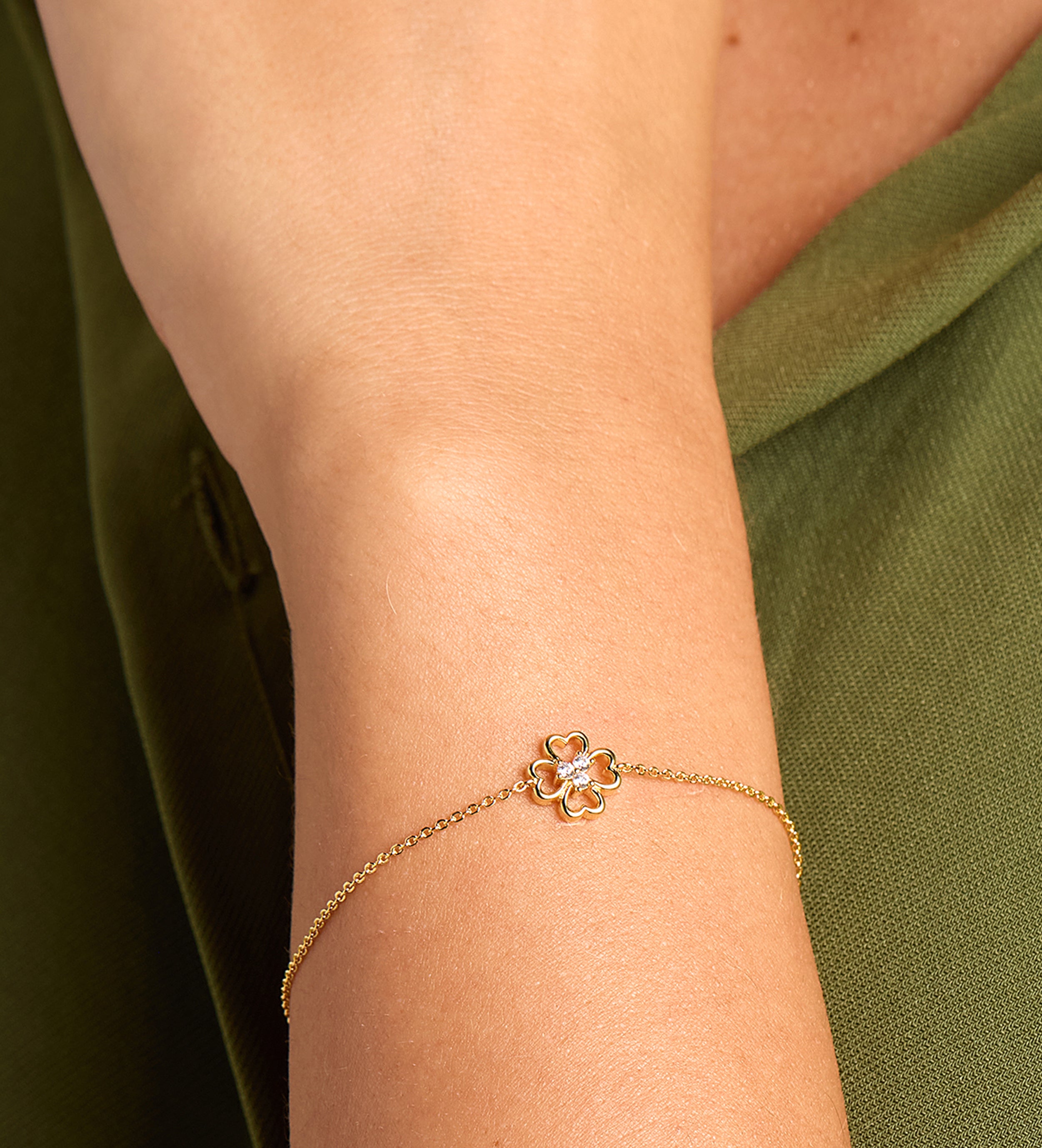 Lucky Clover Full Set in Gold - 4 Items - Ash & Harry