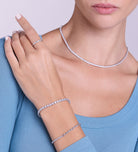Rope Bracelet in Rhodium Plating on 925 Silver - Ash & Harry