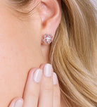 Lucky Clover Earrings in Rhodium Plating on 925 Silver - Ash & Harry