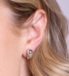 Drop Earrings in Rhodium Plating on 925 Silver - Ash & Harry