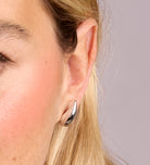Drop Earrings in Rhodium Plating on 925 Silver - Ash & Harry