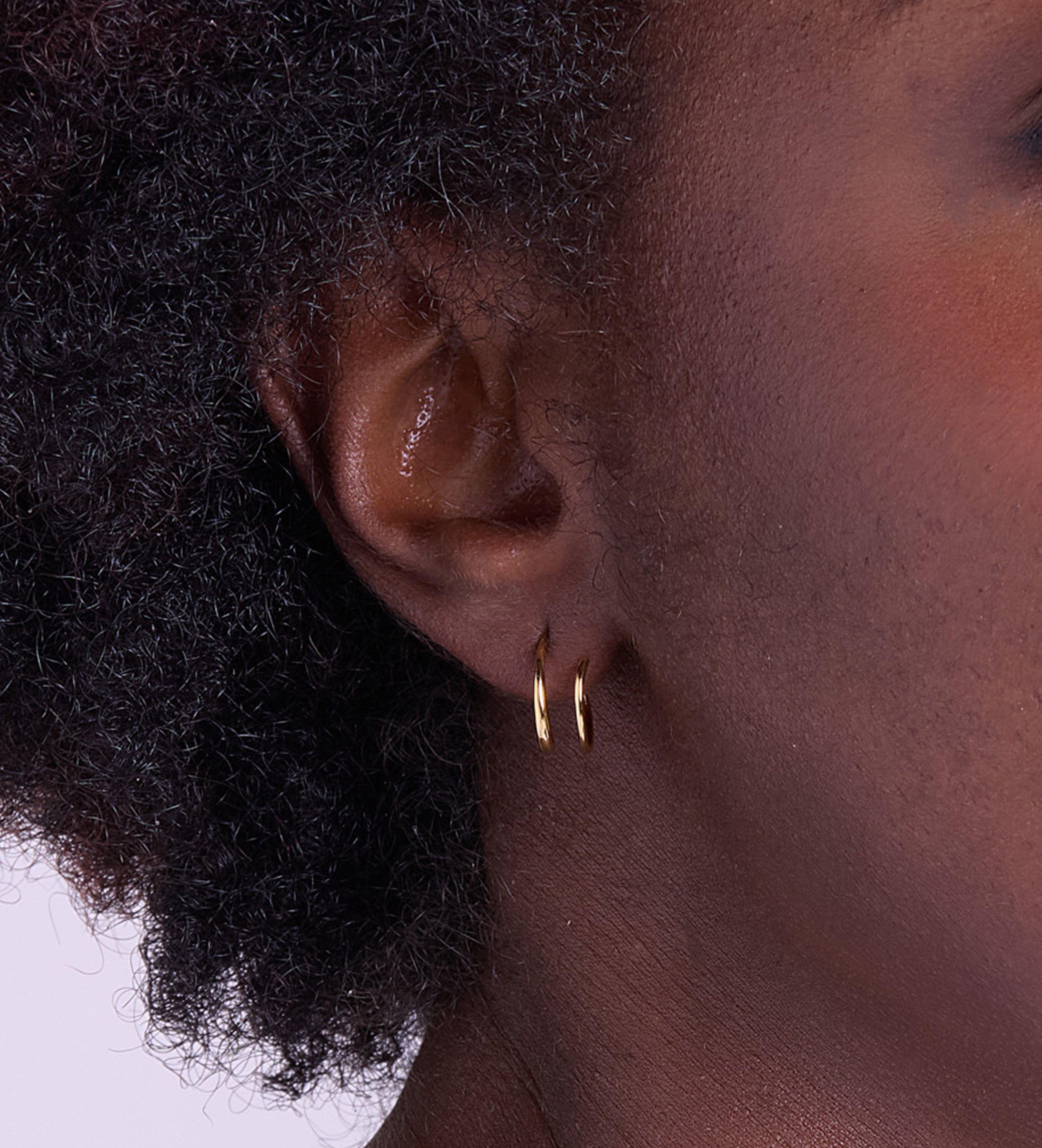 Spiral Hoops in 18k Gold Plating on 925 Silver - Ash & Harry