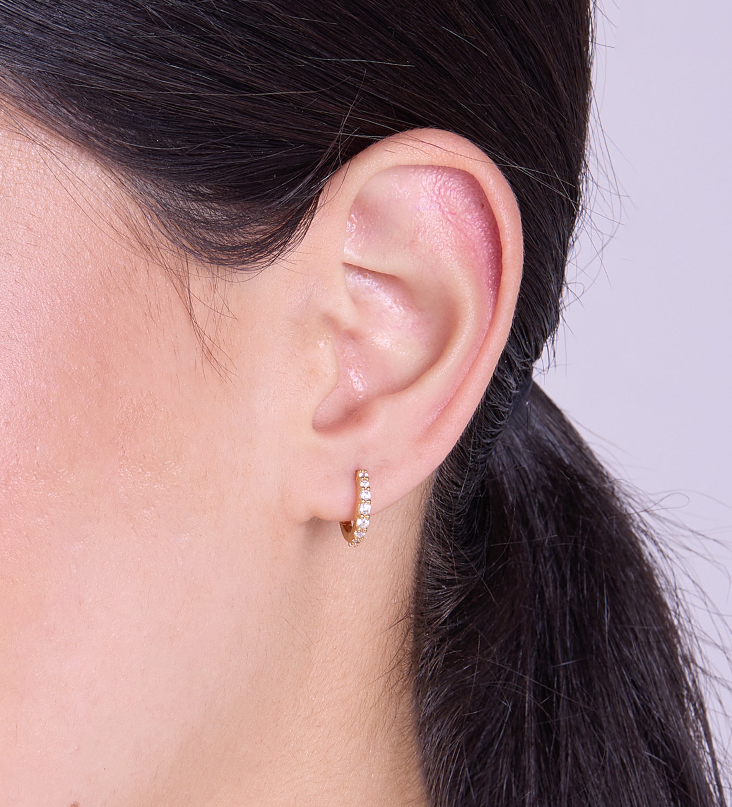 Stella Huggies in 18k Gold Plating on 925 Silver - Ash & Harry