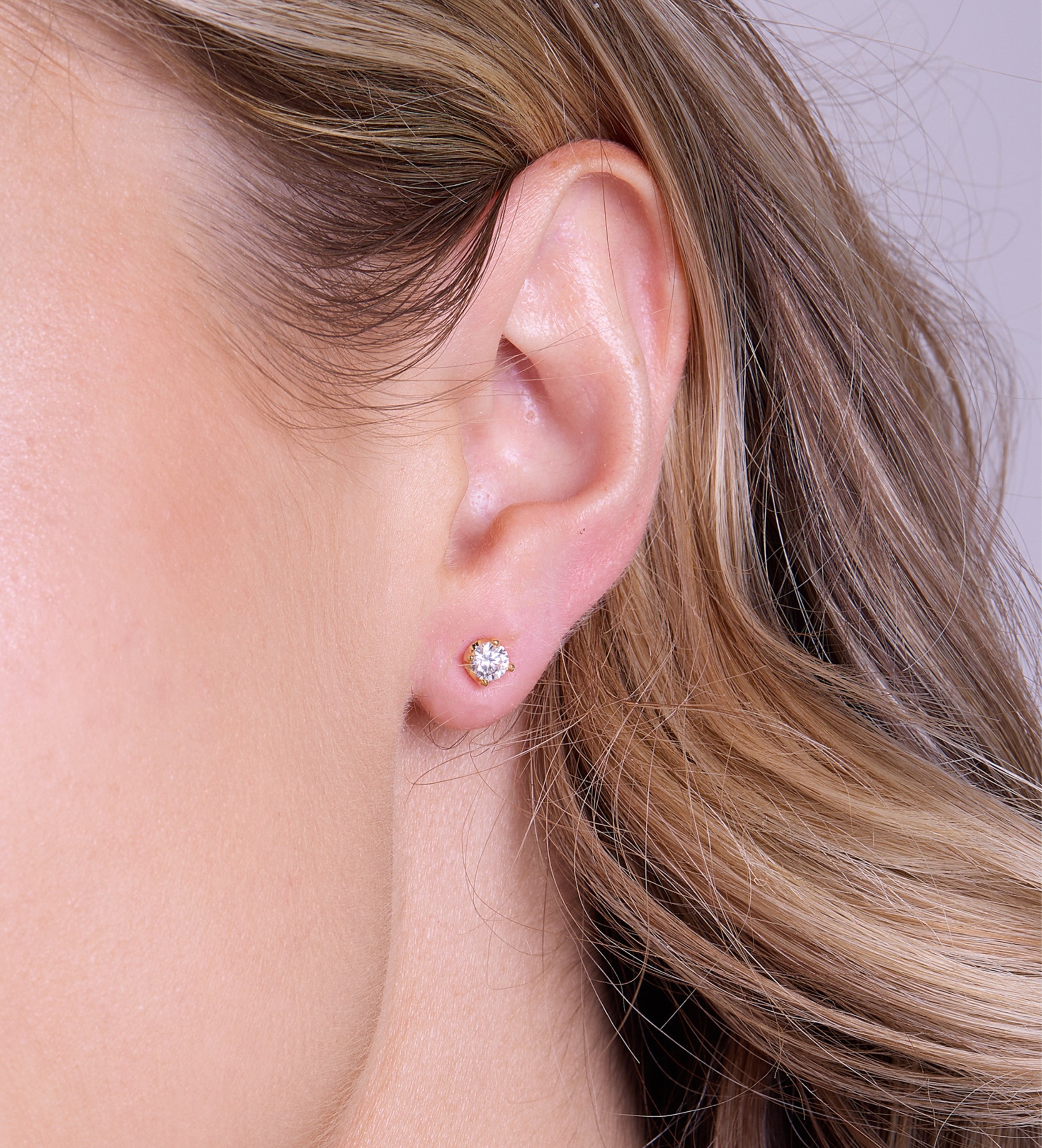 Stella Studs in 18k Gold Plating on 925 Silver - Ash & Harry