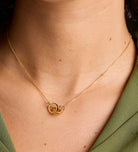 Two Rings Necklace in 18k Gold Plating on 925 Silver - Ash & Harry