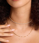 Box Chain Necklace in 18k Gold Plating on 925 Silver - Ash & Harry