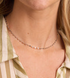 Flutter Chain Choker in Rhodium Plating on 925 Silver - Ash & Harry