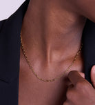 Paperclip Necklace in 18k Gold Plating on 925 Silver - Ash & Harry