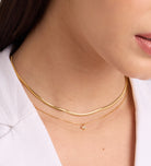 Pave Spade Necklace in 18k Gold Plating on 925 Silver - Ash & Harry
