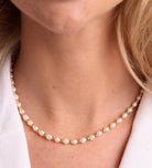 Pearl Beaded Necklace in 18k Gold Plating on 925 Silver - Ash & Harry