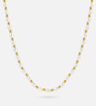 Pearl Beaded Necklace in 18k Gold Plating on 925 Silver - Ash & Harry