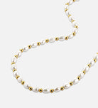 Pearl Beaded Necklace in 18k Gold Plating on 925 Silver - Ash & Harry