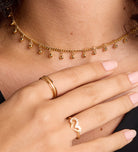 Textured Triple Stacking Ring in 18k Gold Plating on 925 Silver - Ash & Harry