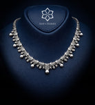 Yasmin Pure White Pearl Luxury Bridal Full Set in High Quality Simulated Diamonds Rhodium Plated - Ash & Harry