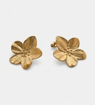 Gold Petal Earrings - Ash & Harry