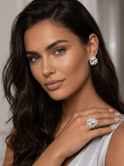Trio Pearl Bloom Full Set in Silver - 2 Items - Ash & Harry