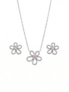 Blush Petal Full Set in Silver - 2 Items - Ash & Harry
