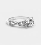 Triple Radiance Ring In 925 Silver High Quality Simulated Diamonds - Ash & Harry